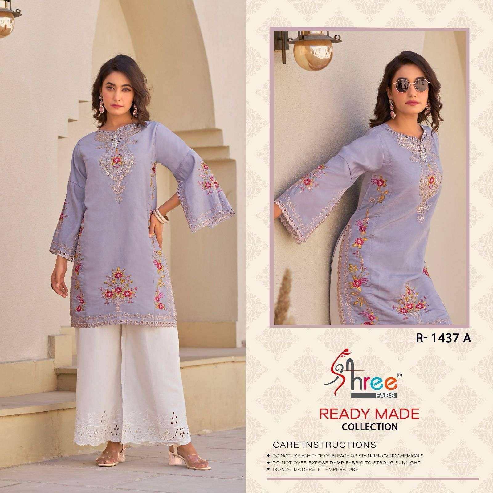 1437 COLORS by Shree Fabs 1437 a TO 1437 d SERIES Pakistani Stylish Beautiful Colourful Printed & Roman silk readymade Dresses At Wholesale Price